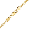 Finished Valentino (Alternating 3X Curb) Necklace in 14K Gold-Filled