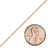 Bulk / Spooled Venetian Box Chain in 14K Rose Gold (1.00 mm)