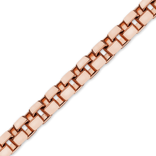 Load image into Gallery viewer, Bulk / Spooled Venetian Box Chain in 14K Rose Gold (1.00 mm)
