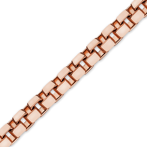 Bulk / Spooled Venetian Box Chain in 14K Rose Gold (1.00 mm)