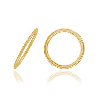 ITI NYC Gold Filled Round Wedding Bands (1.0 mm - 2.0 mm)