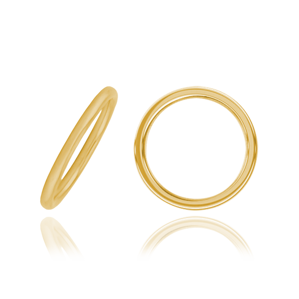ITI NYC Gold Filled Round Wedding Bands (1.0 mm - 2.0 mm)