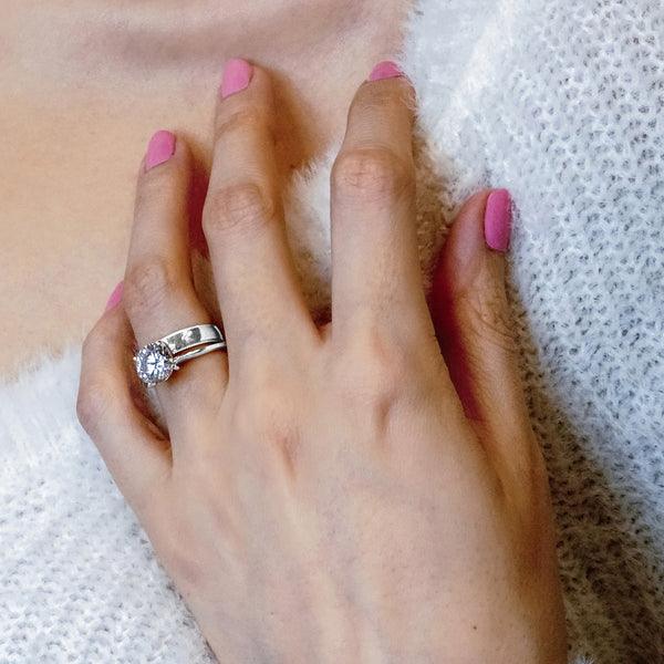 ITI NYC Sterling Silver Milgrain Wedding Bands (2.0 mm - 8.0 mm)