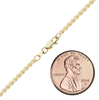 Finished Wheat Anklet in 14K Gold-Filled