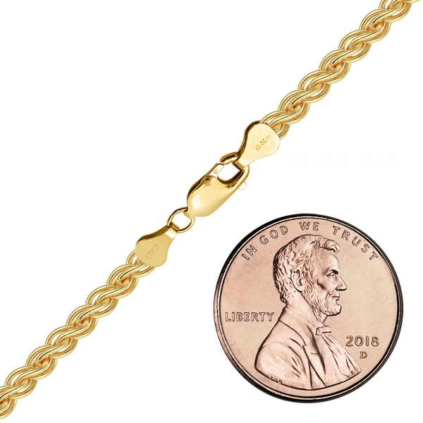 Finished Wheat Bracelet in 14K Gold-Filled