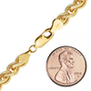 Finished Wheat Anklet in 14K Gold-Filled