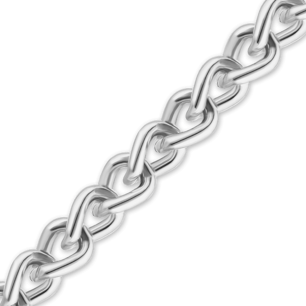 Bulk / Spooled Wheat Curb Chain in Sterling Silver (1.40 mm - 4.40 mm)