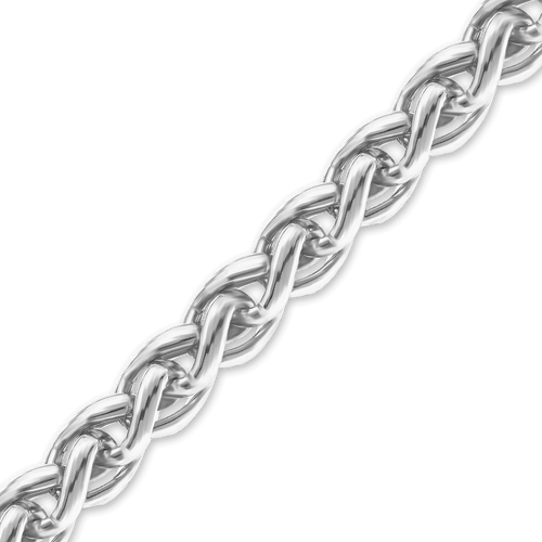 Bulk / Spooled Classic Wheat Chain in Sterling Silver (3.00 mm - 4.00 mm)