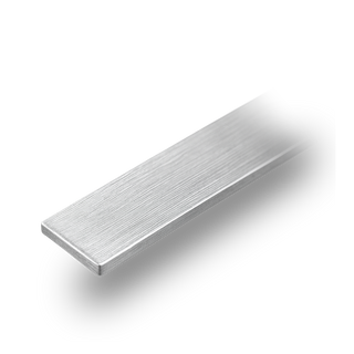 14K White Flat Wire