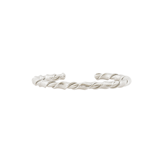Sterling Silver Stripe Pattern Cuff Bracelet WPDTW3C