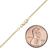 Wall St. Wheat Necklace in 14K Yellow Gold