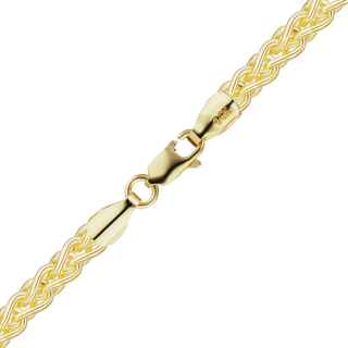 Wall St. Wheat Anklet in 14K Yellow Gold