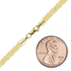 Wall St. Wheat Bracelet in 14K Yellow Gold