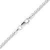 Wall St. Wheat Bracelet in 14K White Gold