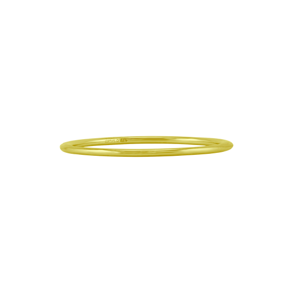 ITI Round Wire Ring in 18K Gold