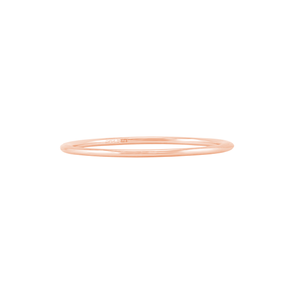 ITI Round Wire Ring in 18K Gold
