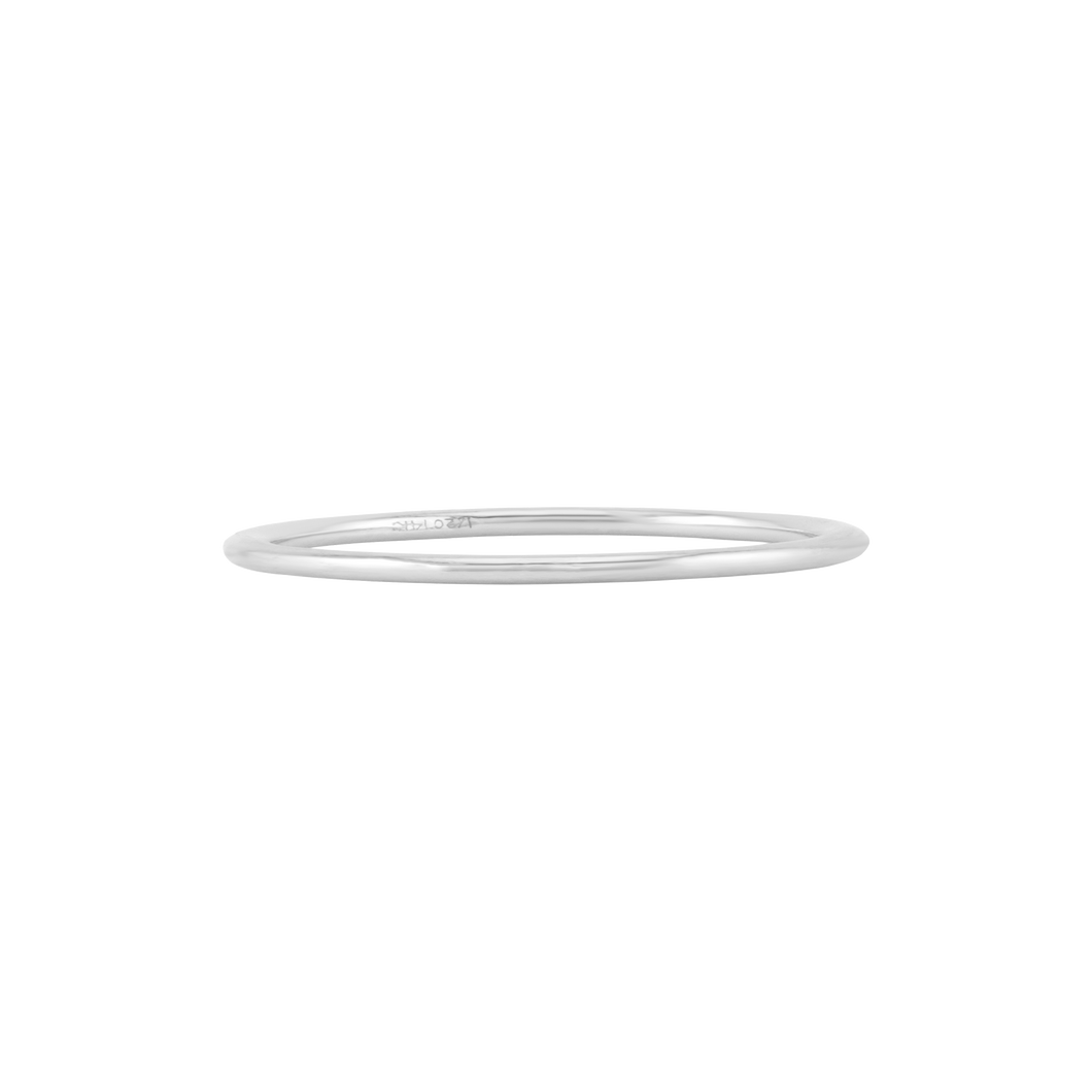 ITI Round Wire Ring in Sterling Silver