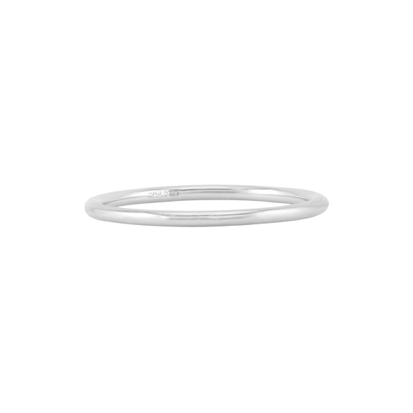 ITI Round Wire Ring in Sterling Silver