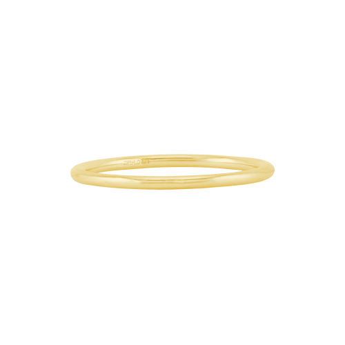 ITI Round Wire Ring in 18K Gold