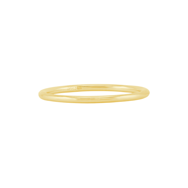 ITI Round Wire Ring in 14K Gold