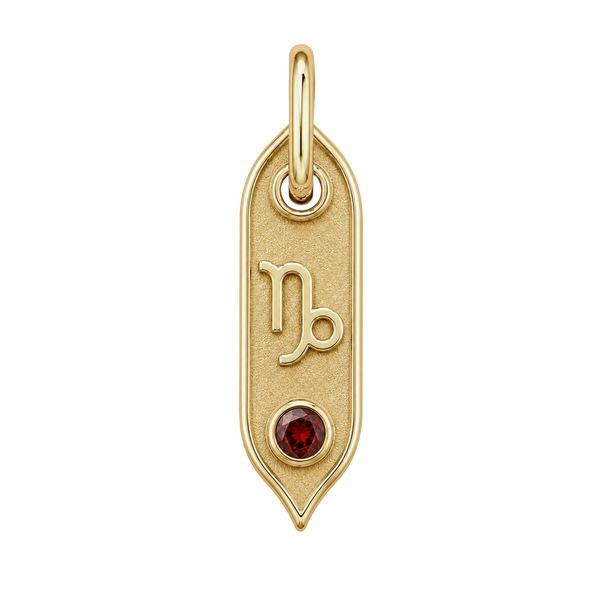 Zodiac Initial Pendant Charms in Sterling Silver (25.00 mm)