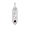 Zodiac Initial Pendant Charms in Sterling Silver (25.00 mm)