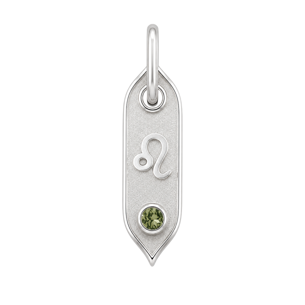 Zodiac Initial Pendant Charms in Sterling Silver (25.00 mm)