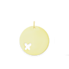 Circle with Butterfly Cut Out Charm (22 x 20mm)