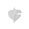 Heart and Key Charm (29 x 25mm)