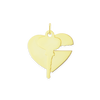 Heart and Key Charm (29 x 25mm)