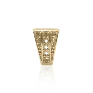 ITI NYC Stone Accented Bails with Textured Surface (6.5 mm - 9.0 mm)