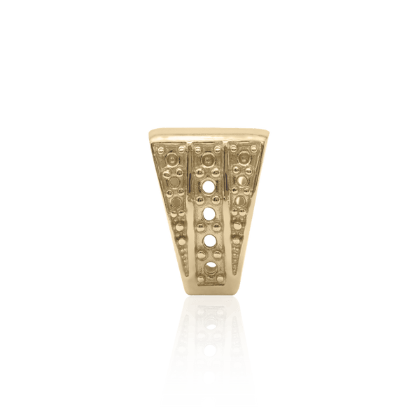 ITI NYC Stone Accented Bails with Textured Surface (6.5 mm - 9.0 mm)