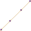 Bulk / Spooled Diamond by the Yard Cable Chain in 14K Yellow Gold (Diamond Bezel: Every 1.5")