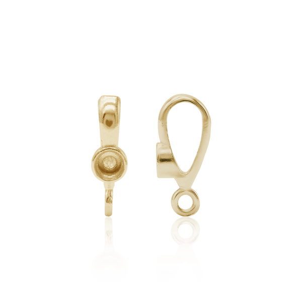 ITI NYC Bail with Bezel Accent and Jump Ring (9.25 mm - 13.50 mm)