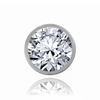 ITI NYC Round High Straight Bezels With Bearing in Sterling Silver (3.00 mm - 7.00 mm)