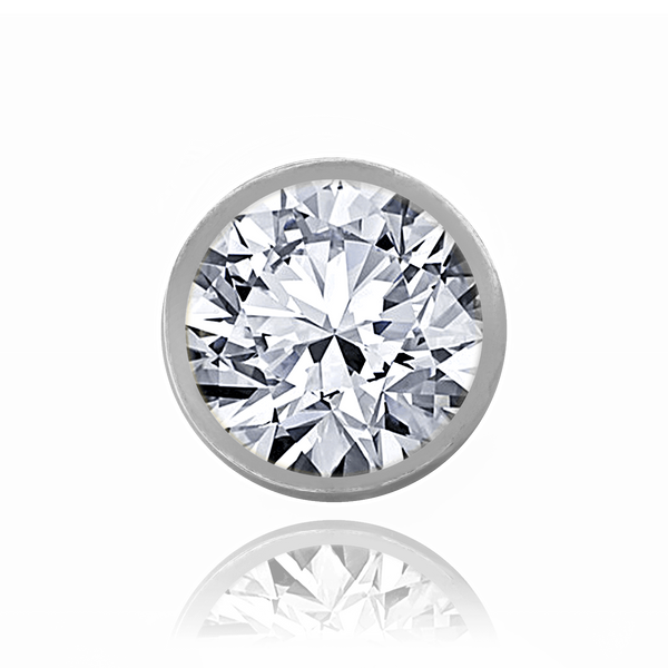 ITI NYC Round High Straight Bezels With Bearing in Sterling Silver (3.00 mm - 7.00 mm)