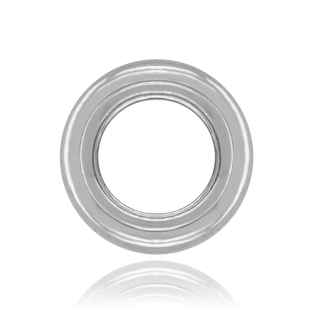 ITI NYC Round Wide Base Bezels in Sterling Silver (4.00 mm - 6.50 mm)