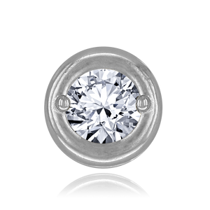 ITI NYC Round Bezels With Two Prongs in Sterling Silver (4.00 mm - 5.75 mm)