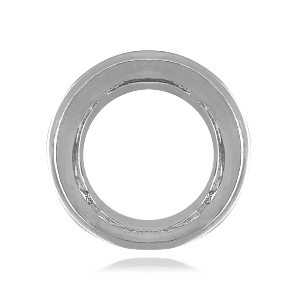 ITI NYC Round Tapered Bezels With Airline in Sterling Silver (2.50 mm - 13.00 mm)