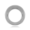 ITI NYC Round Tapered Bezels With Airline in Sterling Silver (2.50 mm - 13.00 mm)