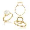 ITI NYC Oval 4 Prong Basket Solitaire