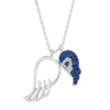 Wings Necklace in Sterling Silver (22 x 11 mm)