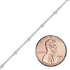 Bulk / Spooled Cable Stud Chain in Sterling Silver (1.10 mm)