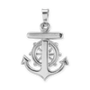 ITI NYC Mariner Anchor Cross Pendant in Sterling Silver