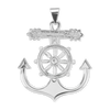 ITI NYC Mariner Anchor Cross Pendant in Sterling Silver
