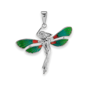 Woman with Butterfly Wings Charm (30 x 33mm)