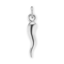 Load image into Gallery viewer, ITI NYC Lucky Italian Horn Amulet in Sterling Silver
