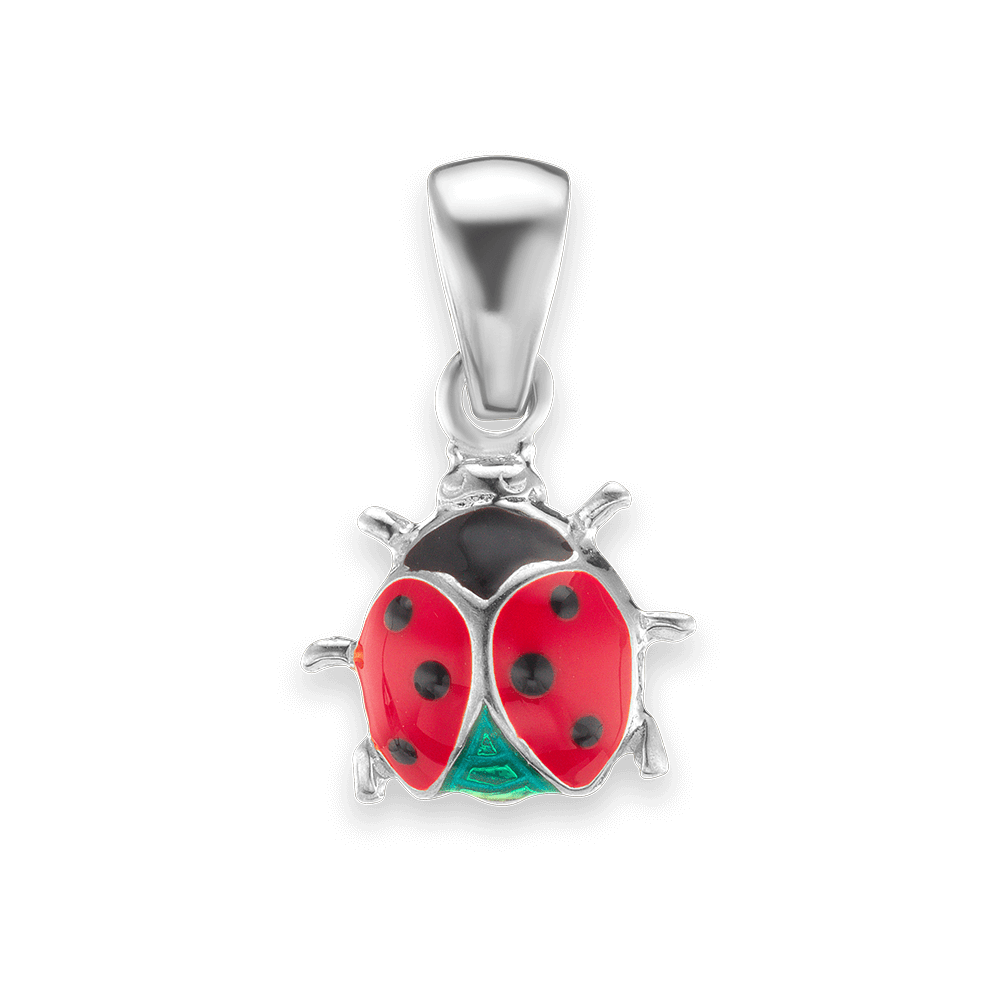 Ladybug Charm (18 x 10mm)