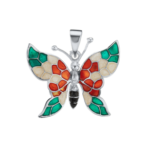 Fancy Butterfly Charm (23 x 26mm)