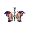 Fancy Butterfly Charm (21 x 29mm)